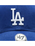 47 Brand Kapa s šiltom MLB Los Angeles Dodgers Double Under '47 CLEAN UP BCWS-DBLUN12GWS-RYA88 Modra - Pepit.si