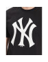 47 Brand Majica MLB New York Yankees Imprint 47 Echo Tee BB017TEMIME544088JK Črna Regular Fit - Pepit.si