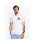 47 Brand Majica New York Yankees World Series Backer '47 Echo Tee Bela Regular Fit - Pepit.si