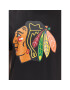 47 Brand Majica NHL Chicago Blackhawks Imprint '47 Echo Tee HH004TEMIME544230JK Črna Regular Fit - Pepit.si