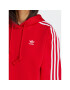 adidas Jopa Adicolor Classics Crop Hoodie IB7389 Rdeča Loose Fit - Pepit.si