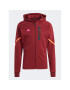 adidas Jopa Designed for Gameday Full-Zip Hoodie IC8048 Rdeča Slim Fit - Pepit.si