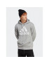 adidas Jopa Essentials French Terry Big Logo Hoodie IC9364 Siva Regular Fit - Pepit.si