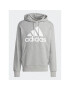 adidas Jopa Essentials French Terry Big Logo Hoodie IC9364 Siva Regular Fit - Pepit.si