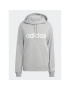 adidas Jopa Essentials Linear Hoodie IC6884 Siva Regular Fit - Pepit.si