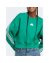 adidas Jopa Future Icons 3-Stripes Sweatshirt IB8698 Zelena Loose Fit - Pepit.si