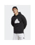 adidas Jopa Future Icons Badge of Sport Hoodie IC3745 Črna Regular Fit - Pepit.si