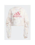 adidas Jopa Graphic Sweatshirt IC0576 Bež Loose Fit - Pepit.si