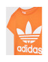 adidas Majica adicolor Trefoil HK2907 Oranžna Regular Fit - Pepit.si