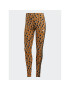 adidas Sportswear adidas Pajkice Essentials 3-Stripes Animal Print Leggings IC8691 Rjava - Pepit.si