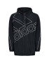 adidas Anorak Essentials Giant Logo GK9439 Črna Regular Fit - Pepit.si