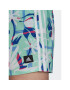 adidas Kopalne hlače Seasonal Floral CLX Very Short Length Swim Shorts HT2120 Zelena Regular Fit - Pepit.si