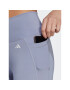 adidas Performance adidas Pajkice Optime Stash Pocket High-Waisted 7/8 Leggings HR5442 Vijolična - Pepit.si