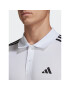 adidas Polo majica Train Essentials Piqué 3-Stripes Training Polo Shirt IB8109 Bela Regular Fit - Pepit.si