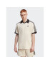 adidas Polo majica Adicolor Classics Waffle Polo Shirt HA9311 Bež Regular Fit - Pepit.si