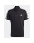 adidas Polo majica Essentials Piqué Embroidered Small Logo 3-Stripes Polo Shirt IC9310 Črna Regular Fit - Pepit.si