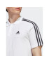 adidas Polo majica Essentials Piqué Embroidered Small Logo 3-Stripes Polo Shirt IC9312 Bela Regular Fit - Pepit.si