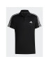 adidas Polo majica Train Essentials Piqué 3-Stripes Training Polo Shirt IB8107 Črna Regular Fit - Pepit.si