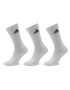 adidas Visoke nogavice Unisex Cushioned Crew Socks 3 Pairs HT3446 Bela - Pepit.si