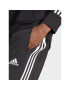 adidas Spodnji del trenirke AEROREADY Essentials Tapered Cuff Woven 3-Stripes Joggers IC0041 Črna Regular Fit - Pepit.si