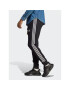 adidas Spodnji del trenirke Essentials French Terry Tapered Cuff 3-Stripes Joggers HA4337 Črna Regular Fit - Pepit.si