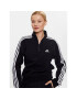 adidas Jopa Essentials 3-Stripes Quarter-Zip Sweatshirt IC8780 Črna Regular Fit - Pepit.si