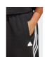 adidas Spodnji del trenirke Future Icons 3-Stripes Regular Tracksuit Bottoms (Plus Size) HT4703 Črna Regular Fit - Pepit.si