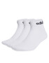 adidas Unisex nizke nogavice Linear Ankle Socks Cushioned Socks 3 Pairs HT3457 Bela - Pepit.si