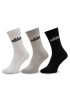 adidas Visoke nogavice Unisex Linear Crew Cushioned Socks 3 Pairs IC1302 Siva - Pepit.si