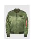 Alpha Industries Bomber jakna College 118112 Zelena Regular Fit - Pepit.si