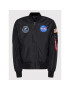 Alpha Industries Bomber jakna Ma-1 Tt Nasa 186101 Črna Regular Fit - Pepit.si