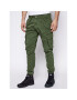 Alpha Industries Hlače iz tkanine Combat 126215 Zelena Slim Fit - Pepit.si