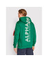 Alpha Industries Jopa Back Print 178318 Zelena Regular Fit - Pepit.si