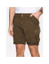 Alpha Industries Kratke hlače iz tkanine Combat Short Zelena Slim Fit - Pepit.si