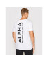 Alpha Industries Majica Backprint 128507CP Bela Regular Fit - Pepit.si