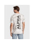 Alpha Industries Majica Backprint T Camo 128507C Bela Regular Fit - Pepit.si