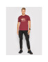 Alpha Industries Majica Basic Foll Print 100501FP Bordo rdeča Regular Fit - Pepit.si