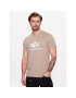 Alpha Industries Majica Basic T-Shirt Bež Regular Fit - Pepit.si