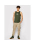 Alpha Industries Majica brez rokavov Basic 126566 Zelena Regular Fit - Pepit.si