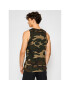 Alpha Industries Majica brez rokavov Basic Camo 126566C Zelena Regular Fit - Pepit.si