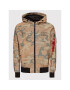 Alpha Industries Prehodna jakna Camo 126138RC Rjava Regular Fit - Pepit.si