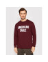 American Eagle Pulover 016-1175-5045 Bordo rdeča Standard Fit - Pepit.si