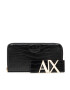 Armani Exchange Velika ženska denarnica 948451 2F751 00020 Črna - Pepit.si