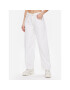 BDG Urban Outfitters Hlače iz tkanine BDG LOGAN CINCH WHITE 76473347 Bela Relaxed Fit - Pepit.si