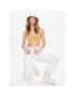 BDG Urban Outfitters Hlače iz tkanine BDG LOGAN CINCH WHITE 76473347 Bela Relaxed Fit - Pepit.si