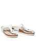 Birkenstock Japonke Gizeh 0043733 Bela - Pepit.si