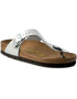 Birkenstock Japonke Gizeh 0043851 Srebrna - Pepit.si