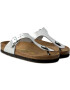 Birkenstock Japonke Gizeh 0043851 Srebrna - Pepit.si