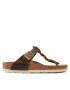 Birkenstock Japonke Gizeh Braided 1021336 Rjava - Pepit.si