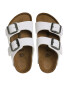 Birkenstock Natikači Arizona 1016934 Bela - Pepit.si